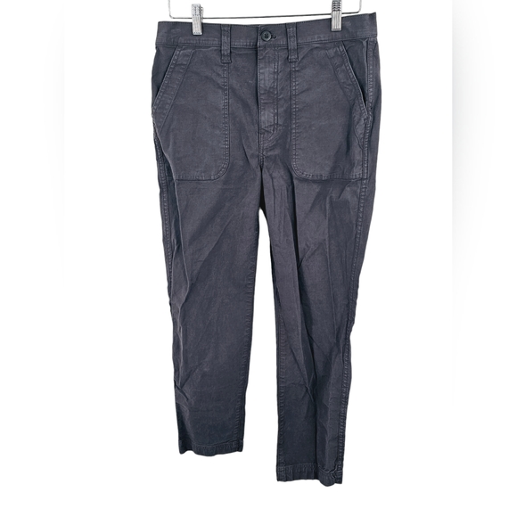 Madewell Stovepipe Fatigue Pants TENCEL Lyocell Edition Style MD162 Size 28 Gray - Picture 1 of 12